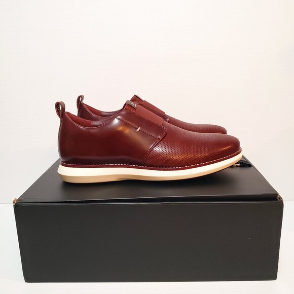 Code By Gentry Executive Slip-On Dress Shoes Brown - FCM41 - Picture 1 of 9